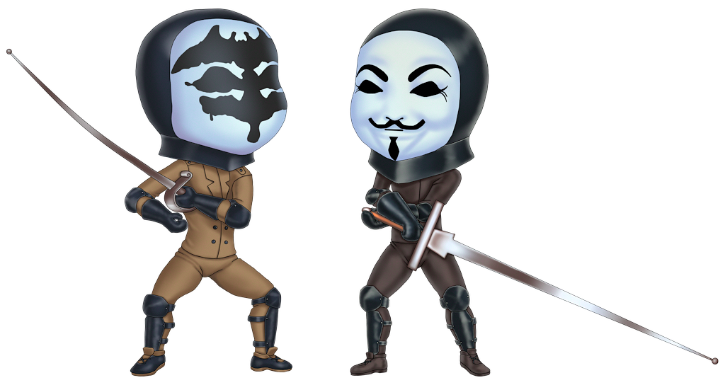 Chibi Fencers for print